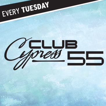 Promotion - Club 55 Benefits - May 2024 - Cypress Bayou Casino and Hotel
