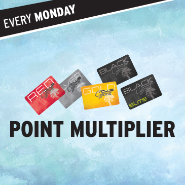 Promotion - Monday Multiplier - May 2024 - Cypress Bayou Casino and Hotel